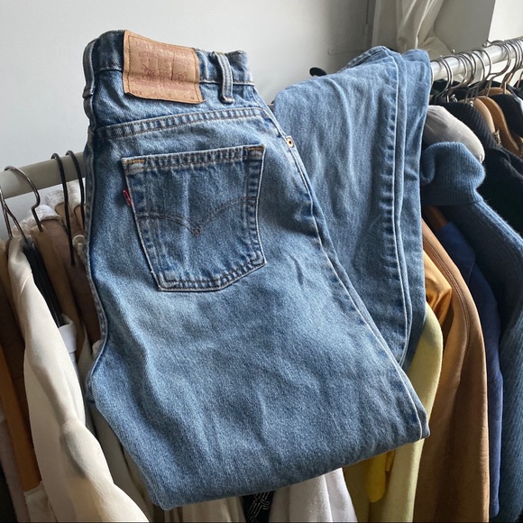 ❌SOLD❌ VTG Levi’s 512 Blue Wash 7M Waist 26” - Picture 5 of 9